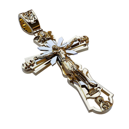 ✨🔥 KÖP 2 - FÅ 1 GRATIS! ⏳ Sankt Jesus-hänge - Elegant design i rostfritt stål, symbol för tro och skydd, perfekt som present 📿✨