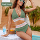 🩷HOT SALE 49% DISCOUNT🩷Patchwork Bikini V Neck 2-Piece Set 👙