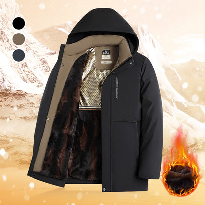 Men’s Thermal Hooded Parka Coat