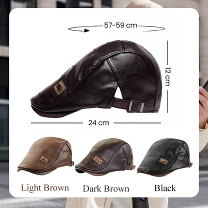 New Fashion Leather Beret