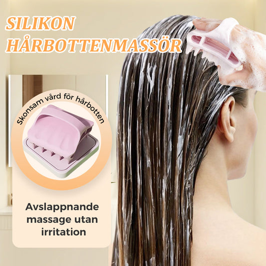 Silikon hårbottenmassör