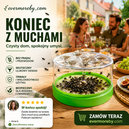 🏠🌿✨Nowa pułapka na muchy – 50% ZNIŻKI! OFERTA LIMITOWANA!