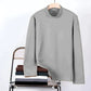 Men's Double-Sided Faux Velvet Half Turtleneck Bottoming Shirt
