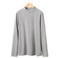 Men's Double-Sided Faux Velvet Half Turtleneck Bottoming Shirt
