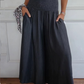💖Bohemia💖Women's high-waisted wide-legged jeans with pockets