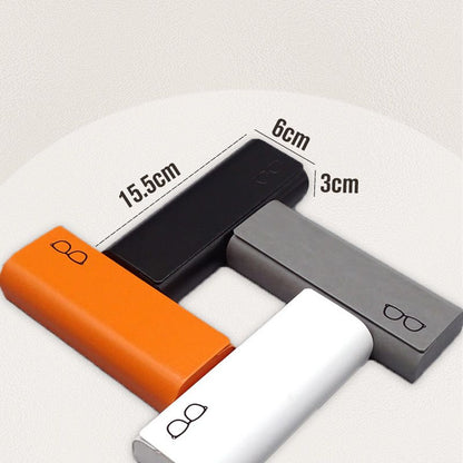 Produkt A✨Minimalistisk glasögonfodral i hårt läder