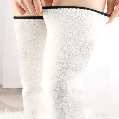 Winter Fur Lined Knee Warmers