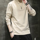 Soft Warm Non-Pilling Mockneck Solid Color Top