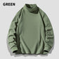 Soft Warm Non-Pilling Mockneck Solid Color Top