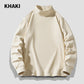 Soft Warm Non-Pilling Mockneck Solid Color Top