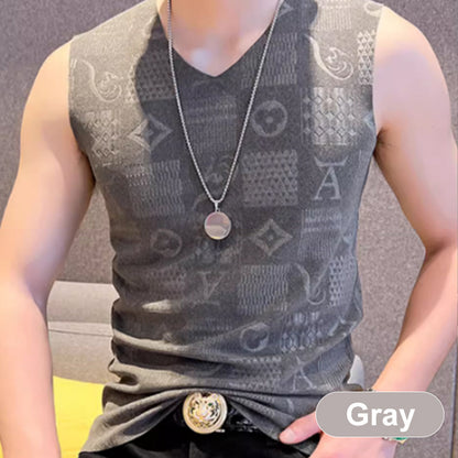 Men's Seamless Warm Tank Top