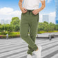 Casual Soft Solid Color Drawstring Pants