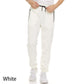 Casual Soft Solid Color Drawstring Pants