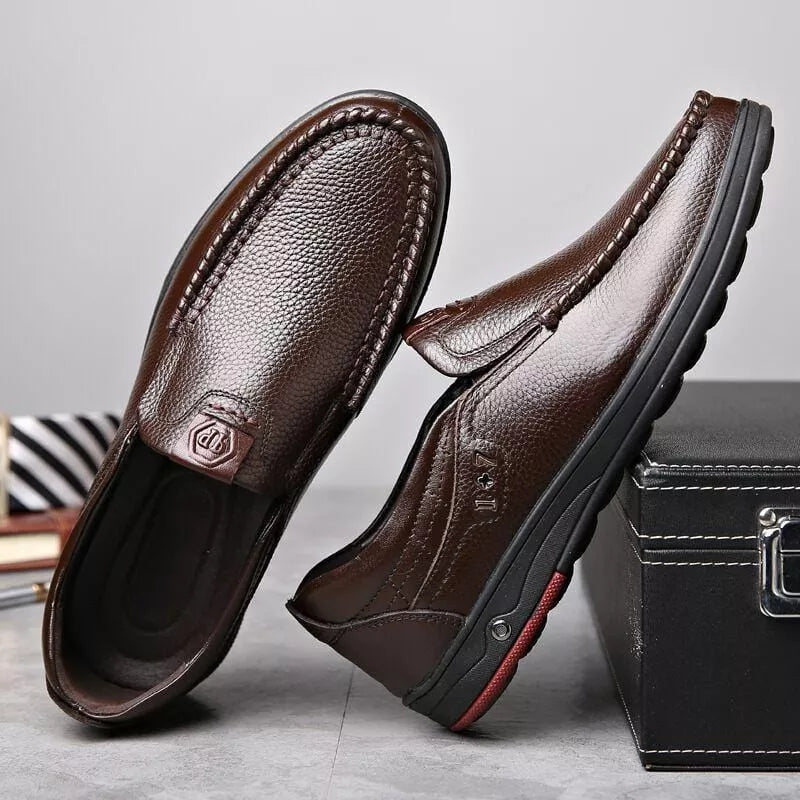 Men's Genuine Leather Soft Leather Shoes