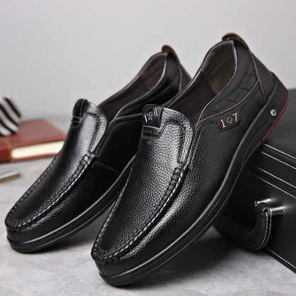 Men's Genuine Leather Soft Leather Shoes