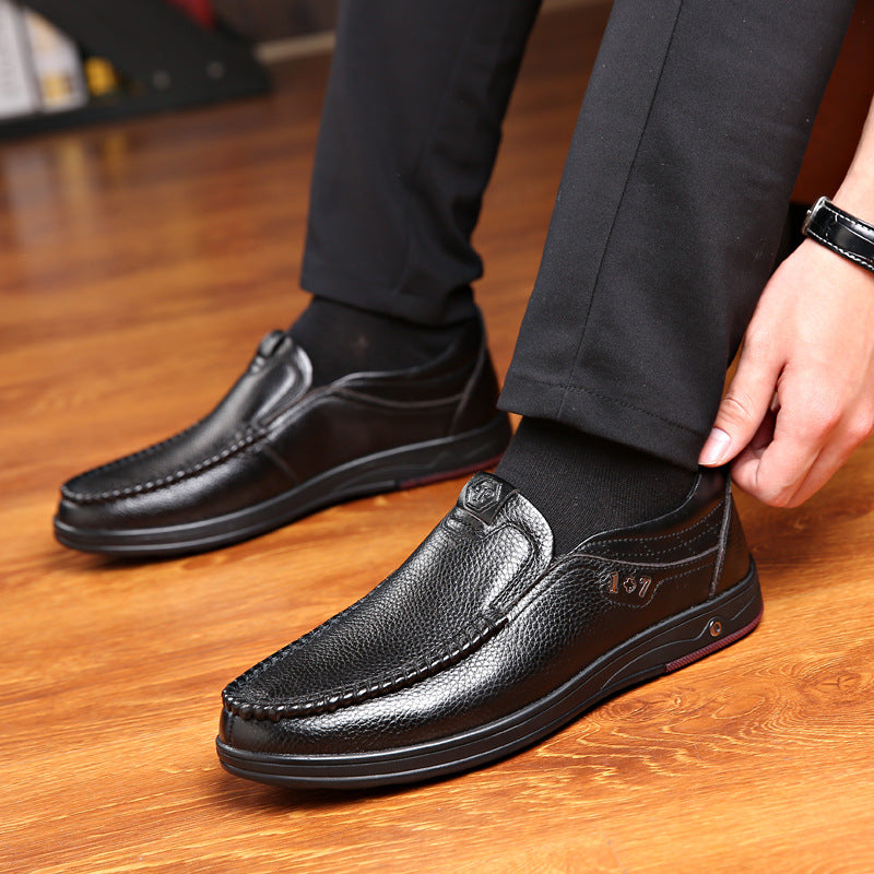 Men's Genuine Leather Soft Leather Shoes