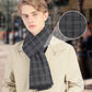 Men's Classic Warm Soft Plaid Scarf