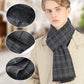 Men's Classic Warm Soft Plaid Scarf