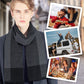 Men's Classic Warm Soft Plaid Scarf
