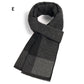 Men's Classic Warm Soft Plaid Scarf