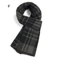 Men's Classic Warm Soft Plaid Scarf