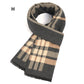 Men's Classic Warm Soft Plaid Scarf