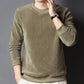 [Warm Gift] Casual Solid Jacquard Pullover Sweater for Men