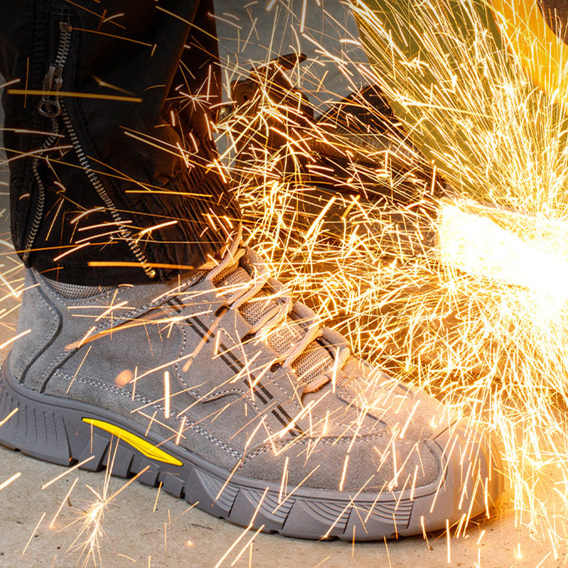 Warm High-Top Safety Work Boots