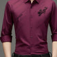 Men's Warm Anti-wrinkle Non-iron High Elasticity Padded Lined Shirt