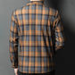 Men's Long Sleeve Warm Plush-Lined Plaid Shirt