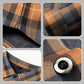 Men's Long Sleeve Warm Plush-Lined Plaid Shirt