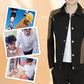 Stylish Lapel Snap Jacket with Pockets