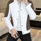 Stylish Lapel Snap Jacket with Pockets