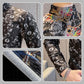 Men's Slim Fit Printed Turtleneck Thermal Top