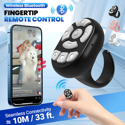 Trådlös Bluetooth-fjärrkontroll med fingertopparna