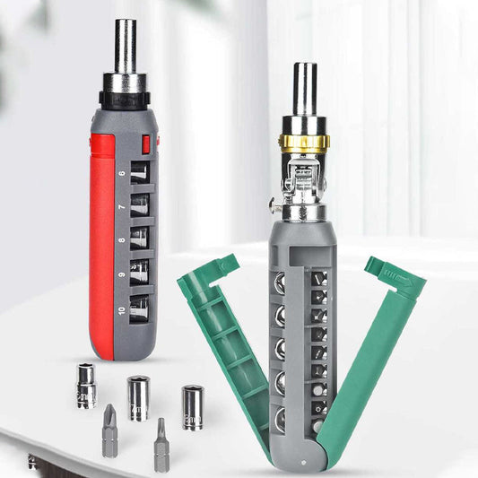 🔥14 i 1 multifunktionell spärrskruvmejselsats