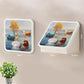 Punch-Free Waterproof Folding Bathroom Mural Organizer