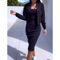 💥💥Spaghetti Strap Bodycon Dress & Jacket Set