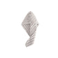 Hair Drying Towel Cap with Button