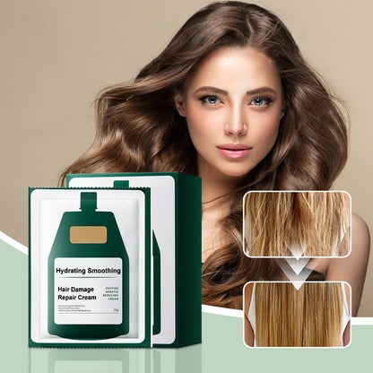 🔥KÖP MER SPARA MER🔥Återfuktande, utjämnande kräm för reparation av hårskador