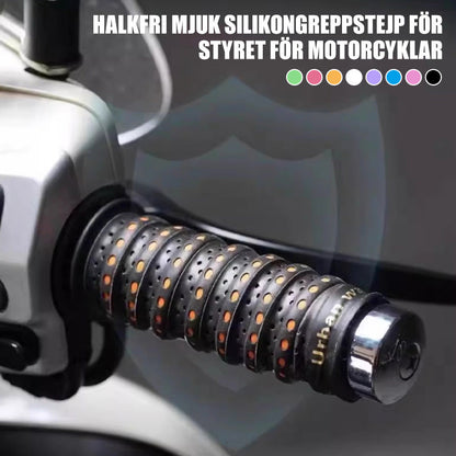 🏍️ KÖP 1 FÅ 1 GRATIS! ✨ Halkfri Silikongrepp för Motorcyklar - Skonsam Vibrationdämpning med Förbättrad Kontroll och Komfort 🛡️🧤