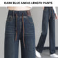 (🔥Hot Sale-50% rabatt) Kvinnors högmidjade rakben-jeans