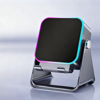 🔥Nyårserbjudande – Upp till 50 % rabatt🎉🎶📱 5-i-1 Trådlös Induktionshögtalare med Justerbart Telefonstativ