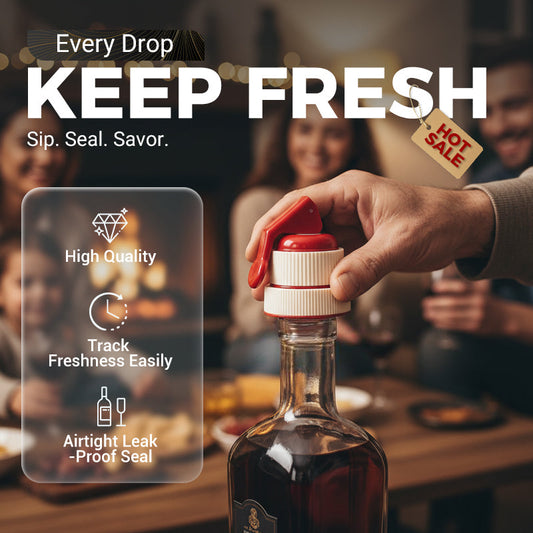 Vinpropp med tryckknapp och datummarkering