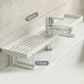 No-Drill Kitchen Sink Sponge Holder & Drain Rack