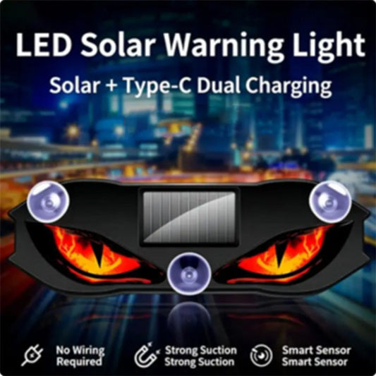 🚗🔆 Solarne światło ostrzegawcze LED „Oko Diabła” – KUP 1 → 1 GRATIS! OFERTA LIMITOWANA!
