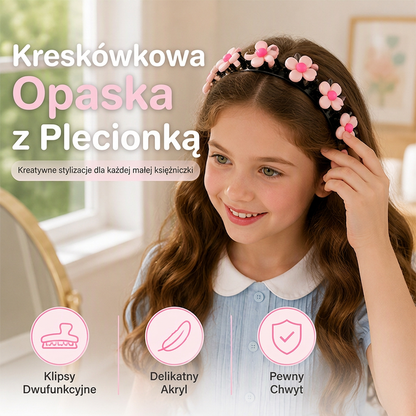 🎀 Pleciona spinka do włosów dla dzieci – 50% ZNIŻKI! KUP 1 → 1 GRATIS! OFERTA LIMITOWANA!💕 Urocza, delikatna i wygodna – idealna do codziennych fryzur i na specjalne okazje. Nie ciągnie włosów, pasuje dla dziewczynek! ✨